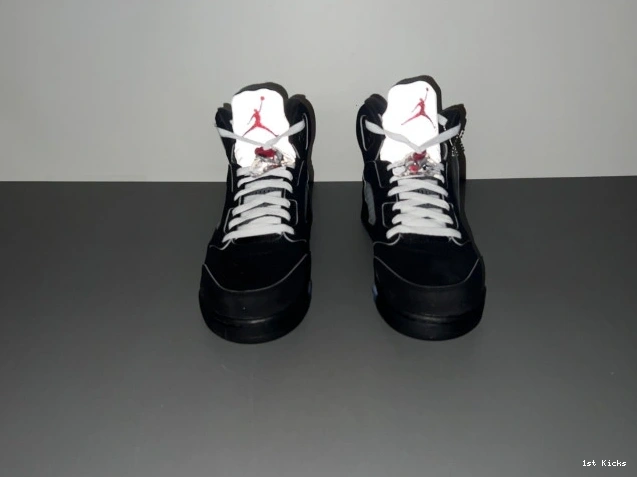 1st Kicks Metallic 605 Air HF3975- Black 5 Reimagined StreetReady Jordan 1104